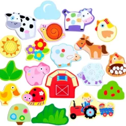 Piezas Magnéticas de Madera 4 Varios Modelos>Nenittos Online