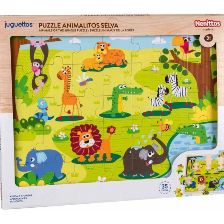Puzzle Animales Selva 35 Piezas>Nenittos Outlet