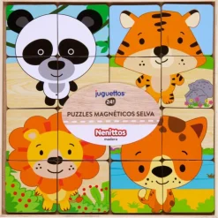 Puzzles Magnéticos Selva 36 Piezas>Nenittos