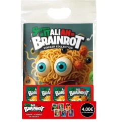Panini Italian Brainrot Starter Pack Álbum y 4 Sobres de Cromos Varios Modelos>Otras marcas Sale