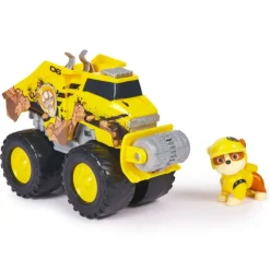 Camión-Excavadora Rescue Wheels Bulldozer y Figura de Rubble><noscript><img width=