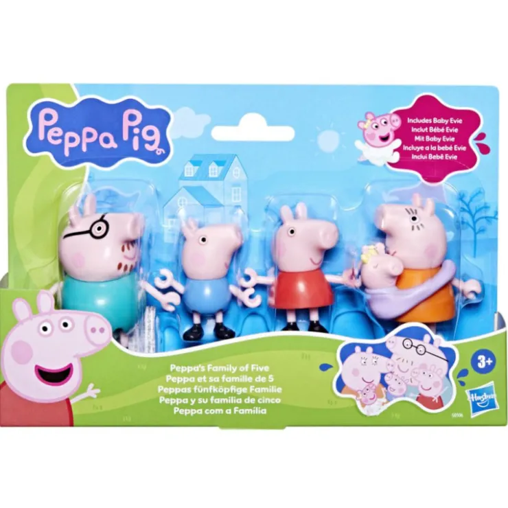 Pack 5 Figuras Peppa y su Familia de 5>Peppa pig Online