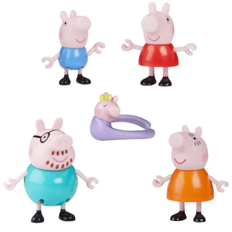 Pack 5 Figuras Peppa y su Familia de 5>Peppa pig Online