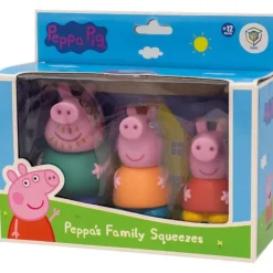 Set 3 Figuras de Baño (, Mama Pig y Papa Pig)>Peppa pig Outlet