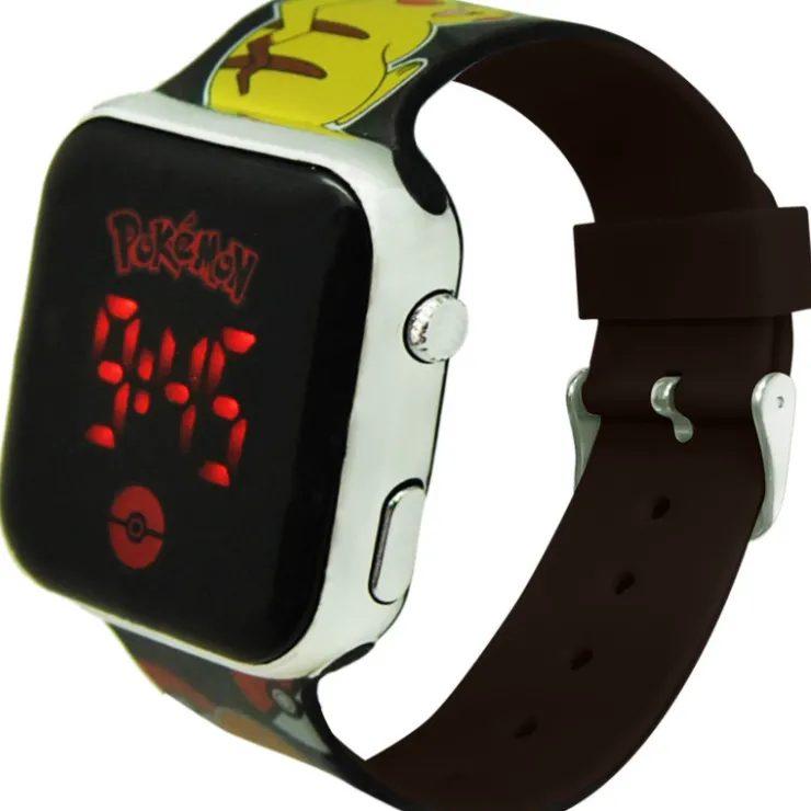 Pokémon Reloj Digital Led Negro Charmander>Pokemon New