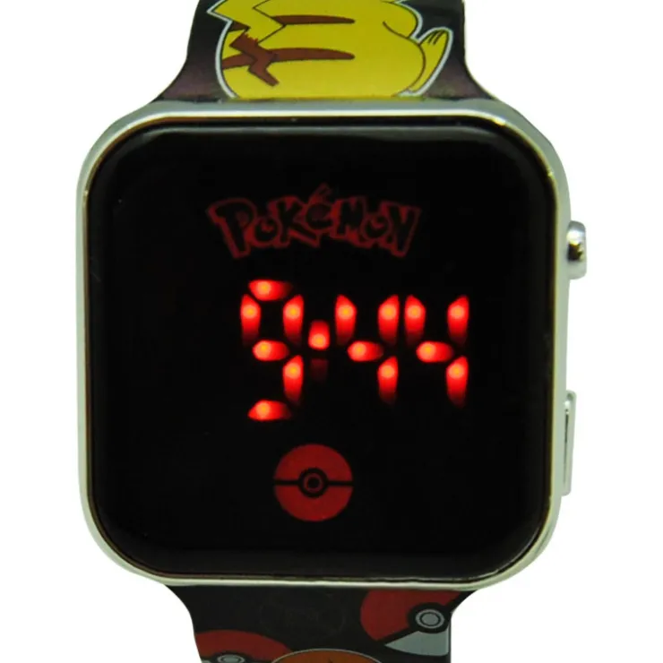 Pokémon Reloj Digital Led Negro Charmander>Pokemon New