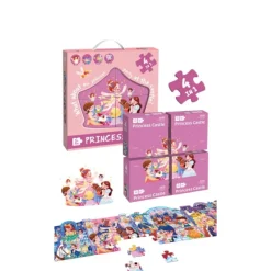 Puzzle Progresivo 73 Piezas Princesas 4 en 1>Otras marcas Clearance