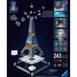 Ravensburger Puzzle 3D Monumentos Icónicos Torre Eiffel><noscript><img width=