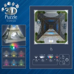 Ravensburger Puzzle 3D Monumentos Icónicos Torre Eiffel><noscript><img width=
