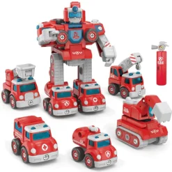 Robot Transformable 5 en 1>Otras marcas Hot