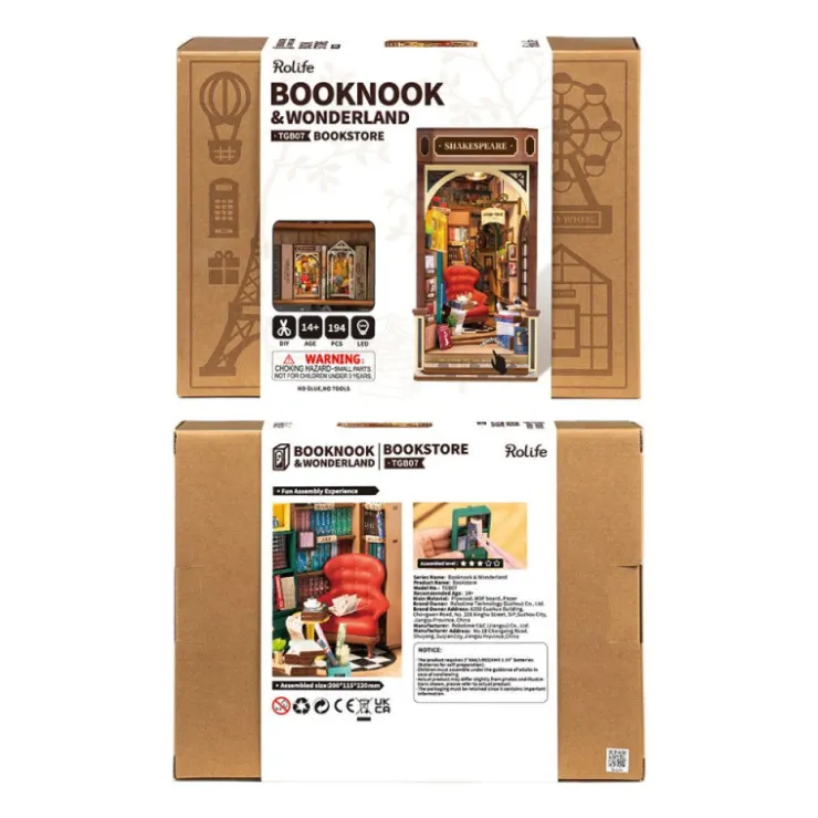 Robotime Bookstore Maqueta de Madera> Outlet