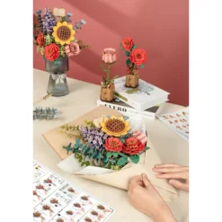 Robotime Flower Bouquet Maqueta><noscript><img width=