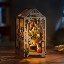 Robotime Flower House Sujetalibros><noscript><img width=