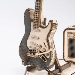 Robotime Guitarra Eléctrica con Amplificador Maqueta de Madera><noscript><img width=