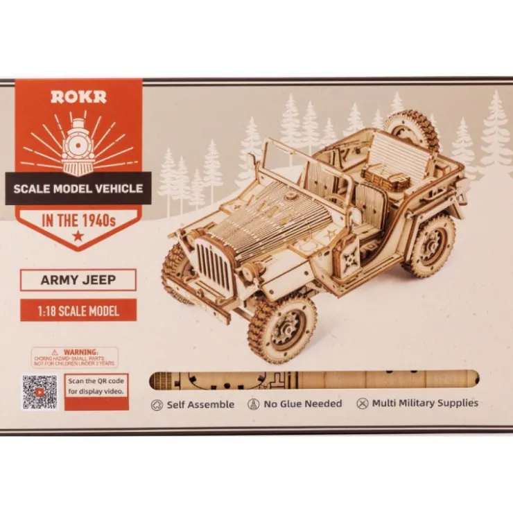 Robotime Jeep del Ejército Maqueta de Madera>Otras marcas Best