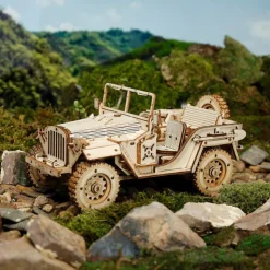 Robotime Jeep del Ejército Maqueta de Madera><noscript><img width=