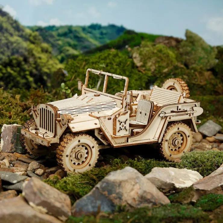 Robotime Jeep del Ejército Maqueta de Madera>Otras marcas Best