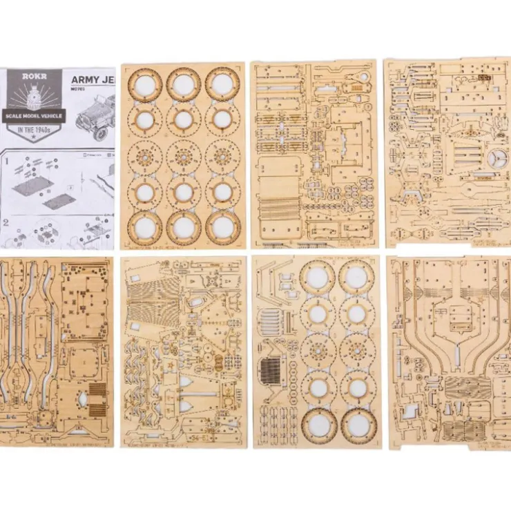 Robotime Jeep del Ejército Maqueta de Madera>Otras marcas Best