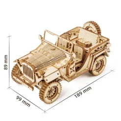 Robotime Jeep del Ejército Maqueta de Madera><noscript><img width=
