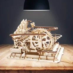 Robotime Montaña Rusa de Rueda Hidráulica Maqueta de Madera><noscript><img width=