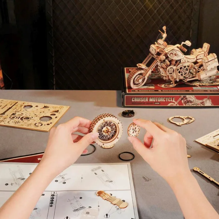 Robotime Motocicleta Maqueta de Madera>Otras marcas Discount