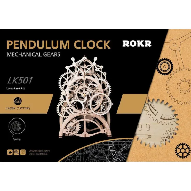 Robotime Reloj de Péndulo Maqueta de Madera>Otras marcas New