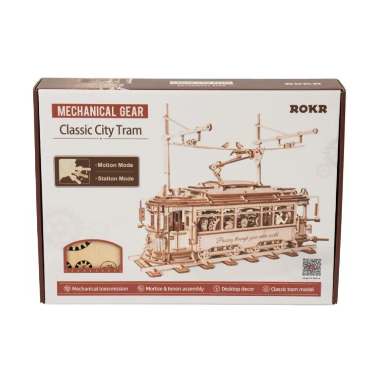 Robotime Tranvía Clásico Maqueta de Madera>