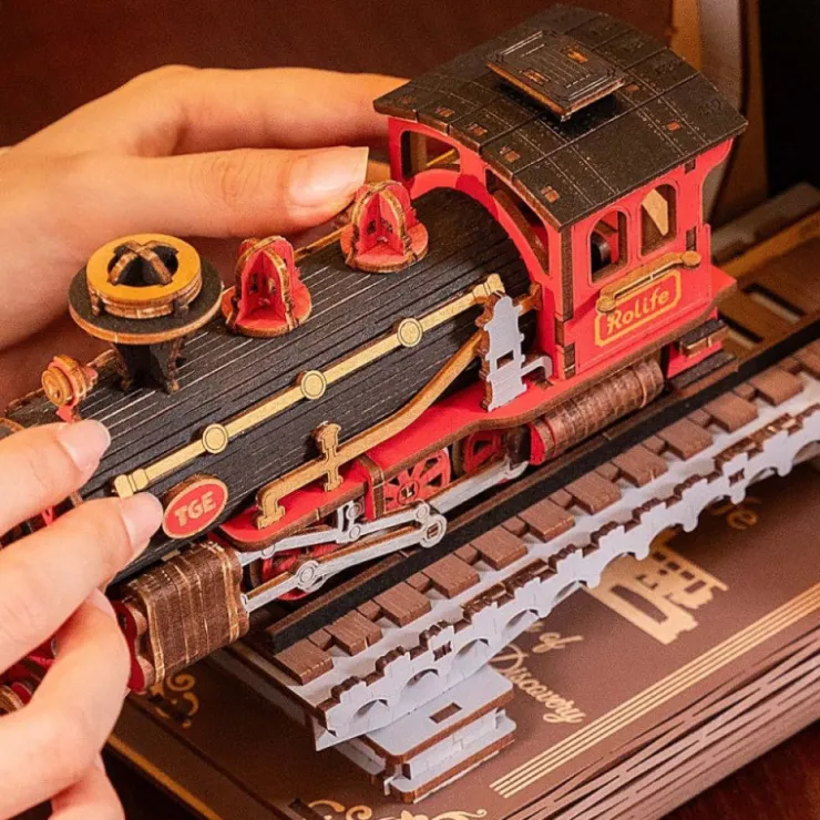 Rolife Century Train Maqueta de Madera> Online
