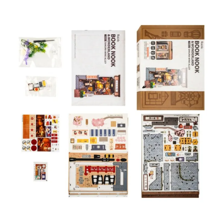 Rolife Sakura Wine Alley Maqueta de Madera>