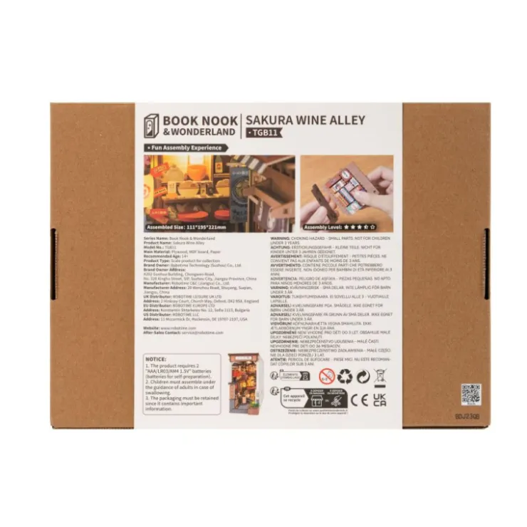 Rolife Sakura Wine Alley Maqueta de Madera>