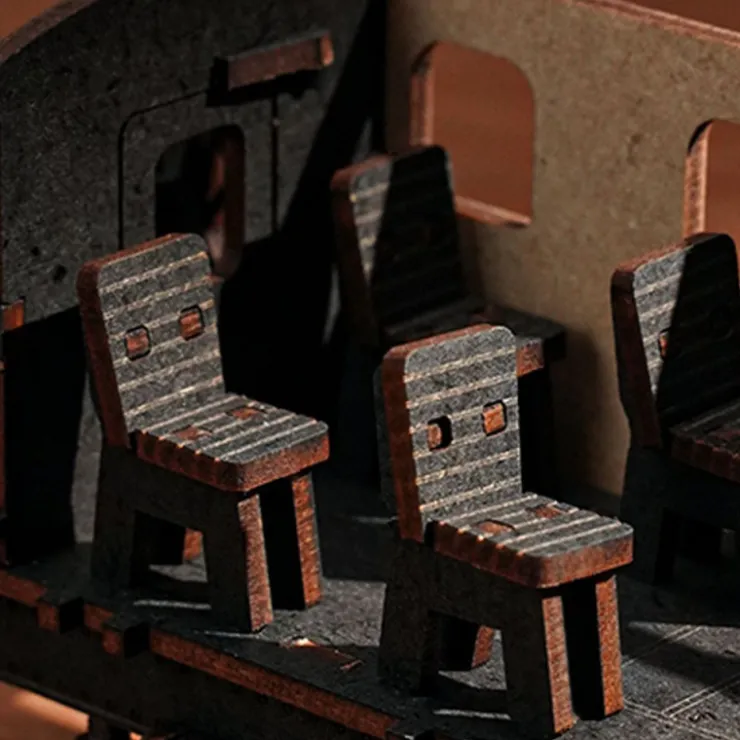 Rolife Steam Journey Rompecabezas 3D de Madera> New