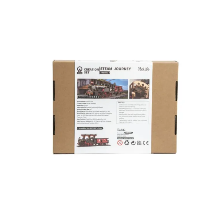 Rolife Steam Journey Rompecabezas 3D de Madera> New