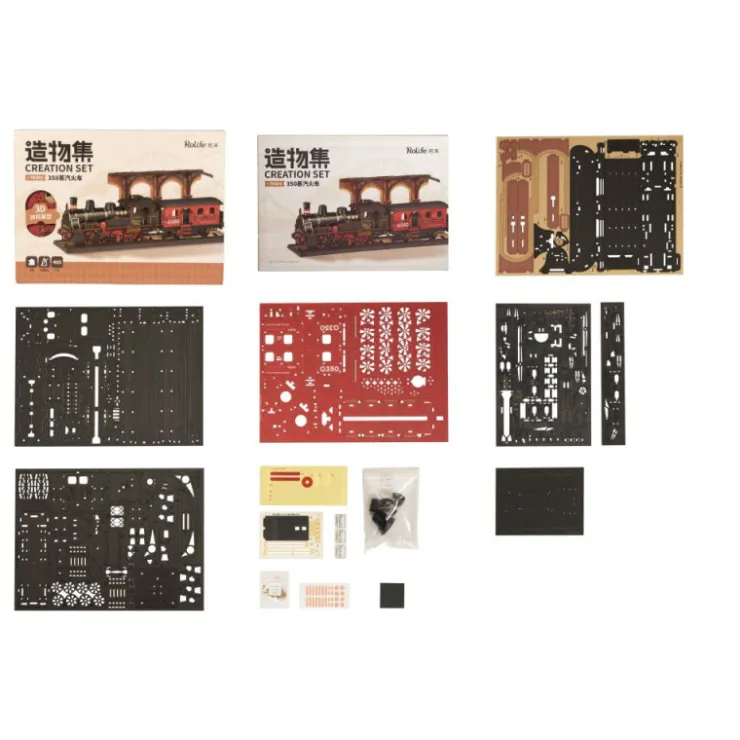 Rolife Steam Journey Rompecabezas 3D de Madera> New