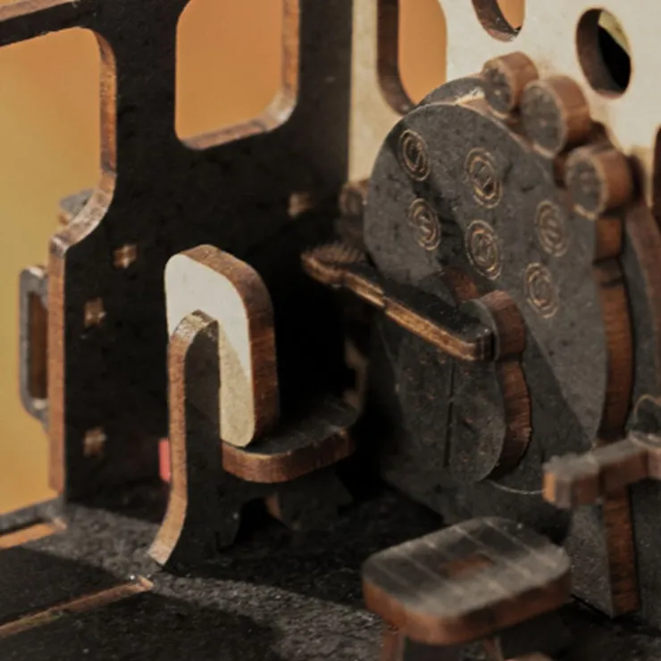 Rolife Steam Journey Rompecabezas 3D de Madera> New