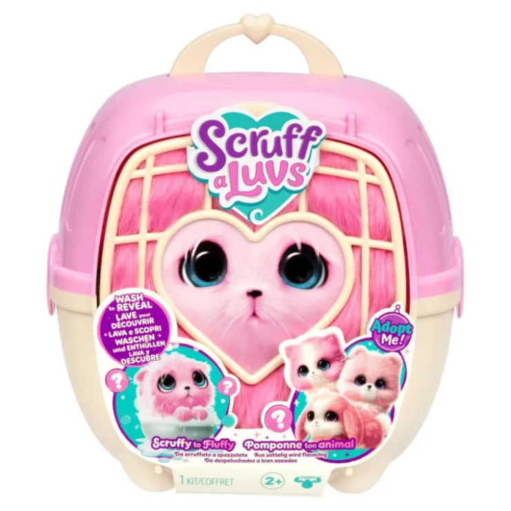 ScruffaLuvs Rosa Peluche con Transportín y Accesorios Varios Modelos>Otras marcas