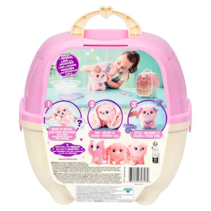 ScruffaLuvs Rosa Peluche con Transportín y Accesorios Varios Modelos>Otras marcas