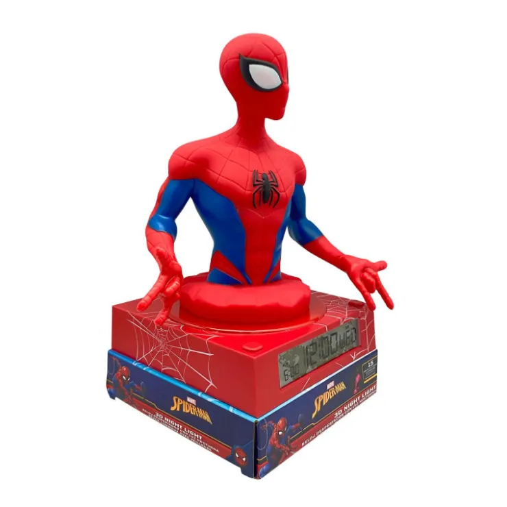 Lámpara 3D con Despertador y Fecha>Spider-man Hot