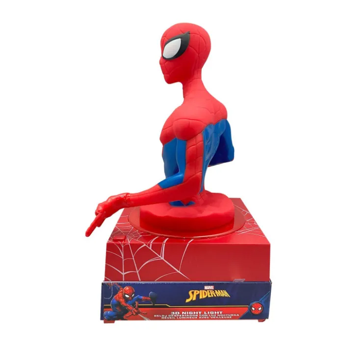 Lámpara 3D con Despertador y Fecha>Spider-man Hot