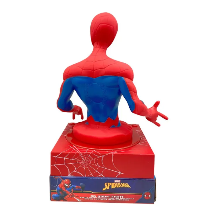 Lámpara 3D con Despertador y Fecha>Spider-man Hot