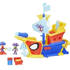 Waterwebs Barco Pirata con Telarañas y Burbujas>Spidey and his amazing friends New