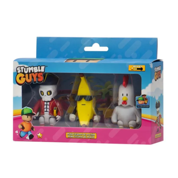 Stumble Guys Pack 3 Figuras Acción Varios Modelos>Otras marcas Best