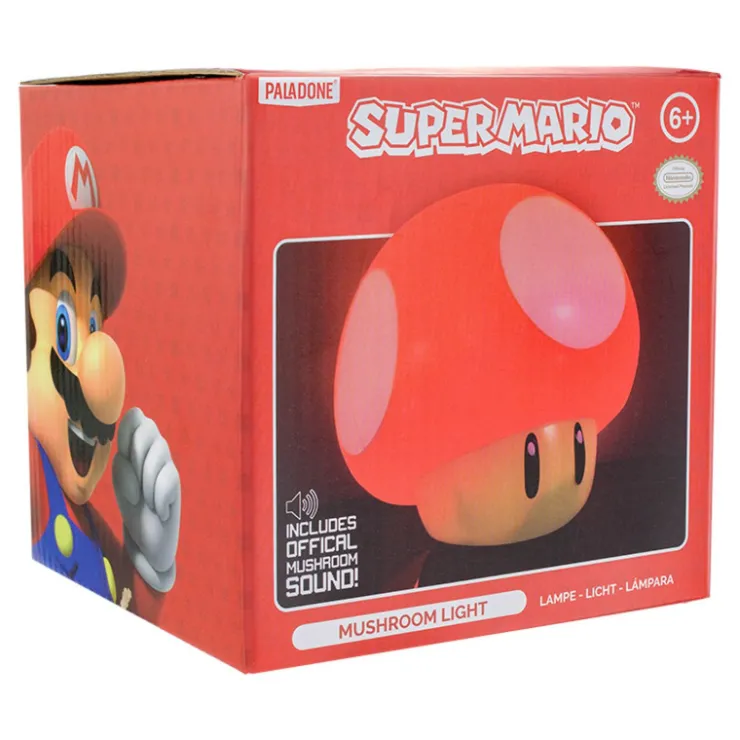 Lámpara Ambiente Diseño Seta>Super mario Hot