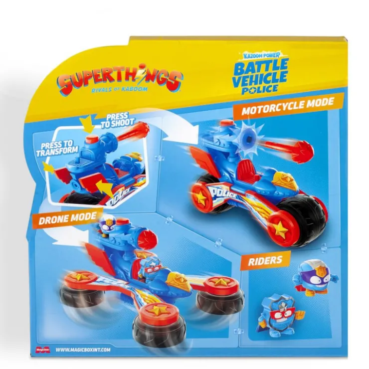 Kazoom Power Battle Vehicle Police>Superthings Clearance