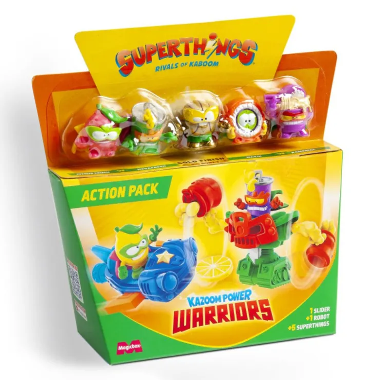 Kazoom Power Warriors Action Pack Varios Modelos>Superthings Outlet