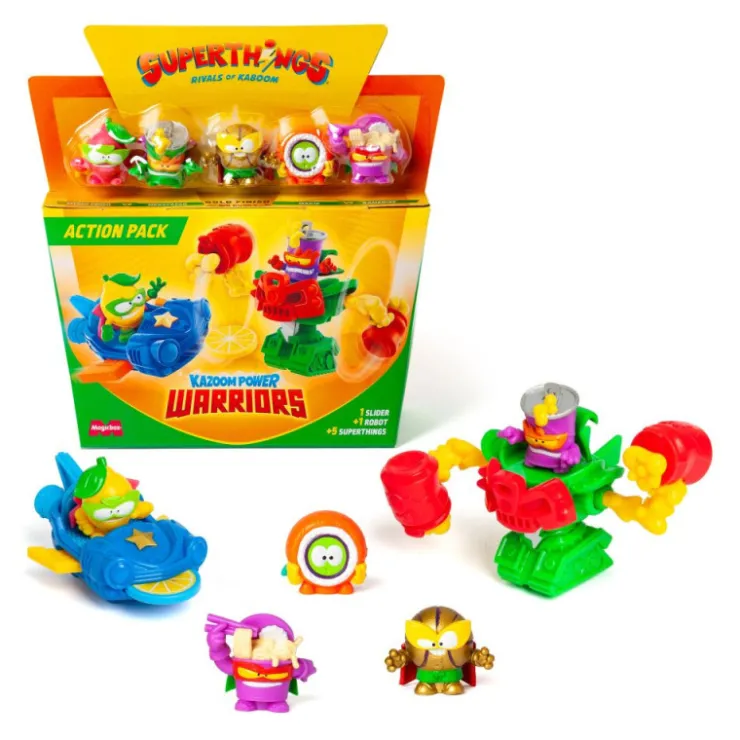 Kazoom Power Warriors Action Pack Varios Modelos>Superthings Outlet
