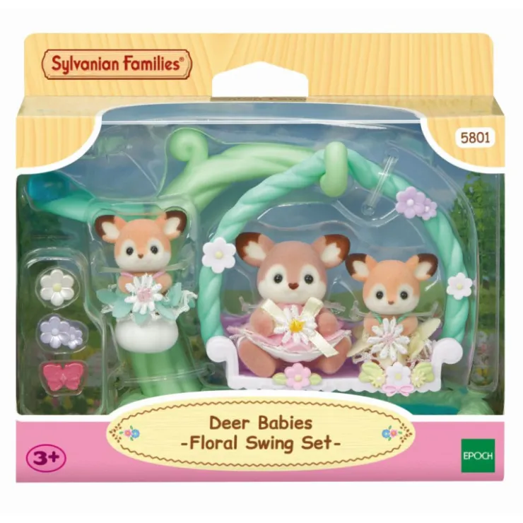 Bebé Ciervo Columpio Floral>Sylvanian families Discount