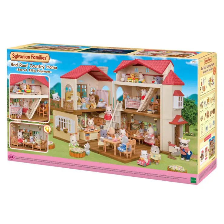 Casa Con Luces Ático Secreto>Sylvanian families Outlet