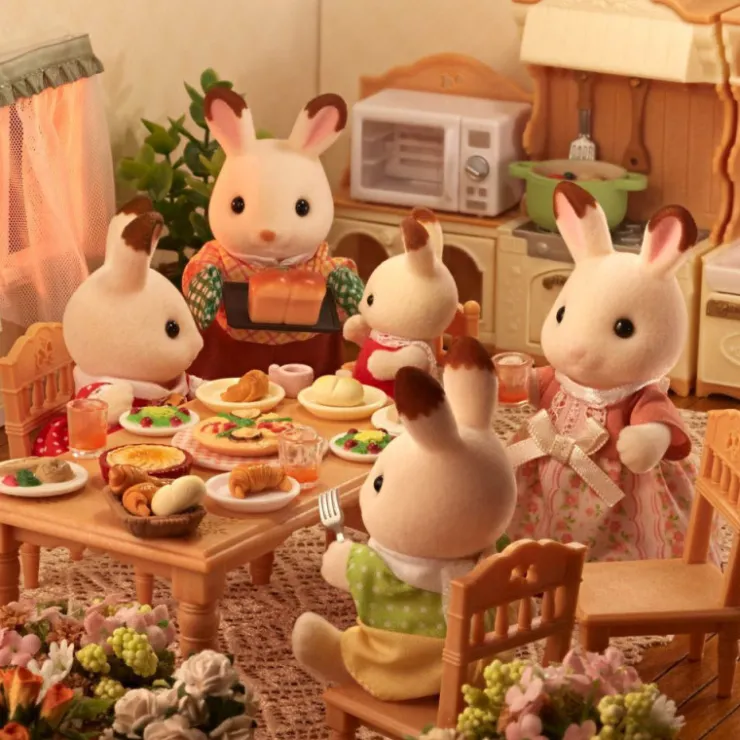 Familia Conejo Chocolate>Sylvanian families