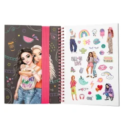 Neon Doodle Book Cuaderno para Colorear con Rotuladores de Gel>Topmodel Hot