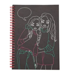 Neon Doodle Book Cuaderno para Colorear con Rotuladores de Gel><noscript><img width=